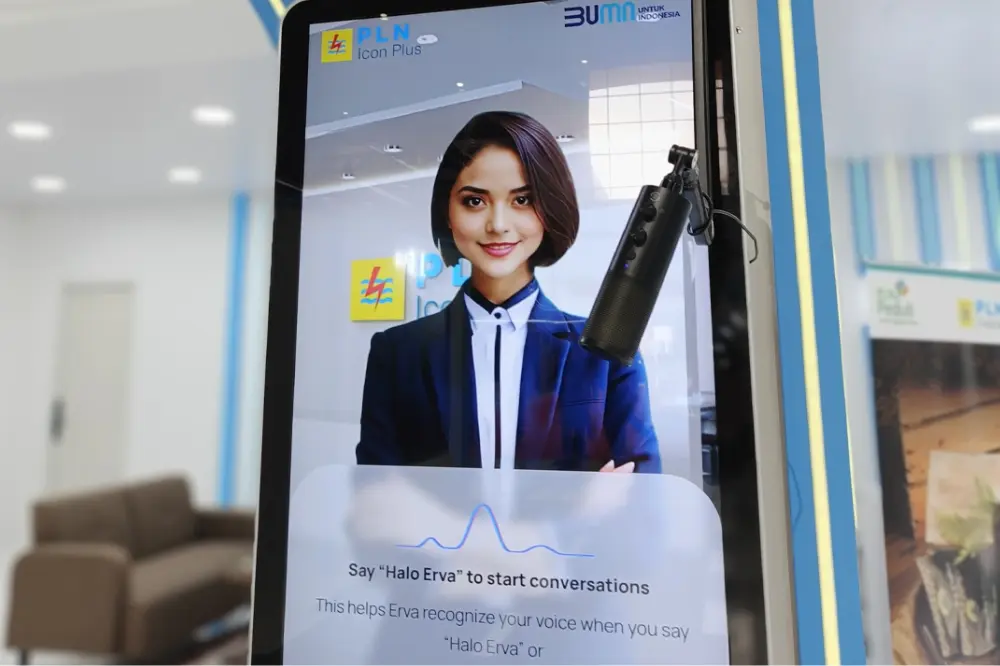 Botika dan PLN Icon Plus di IIMS 2025 menghadirkan Digital Human AI bernama ERVA